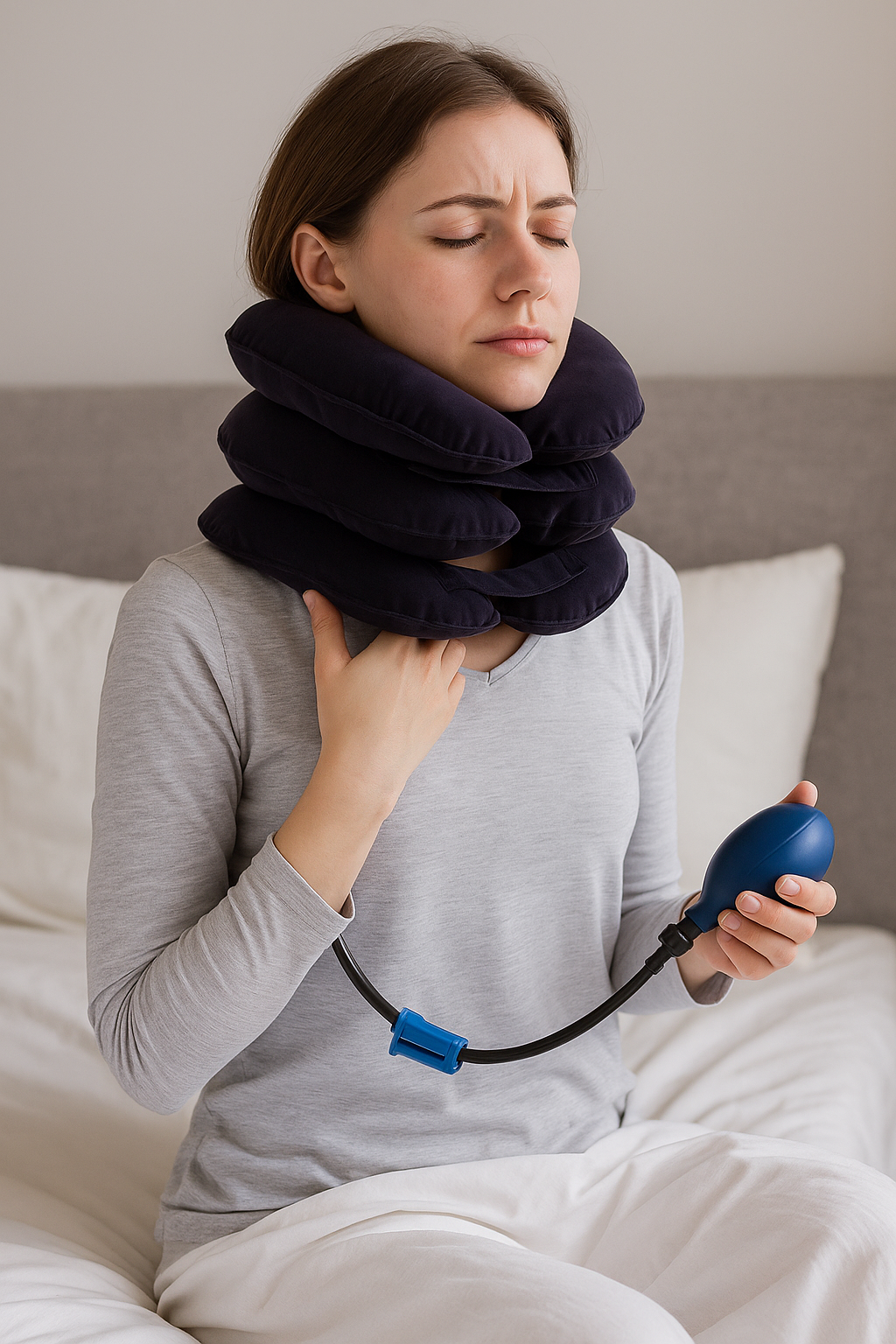 Relieve Neck Pain in Minutes with This Innovative Inflatable Collar